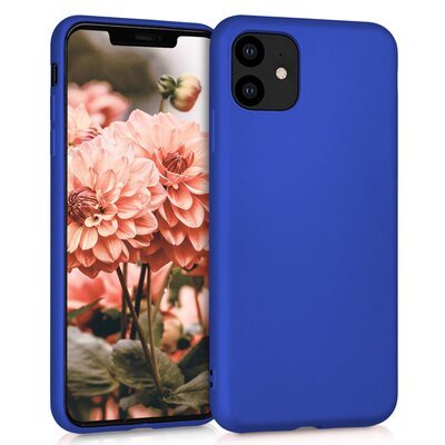 Microsonic Apple iPhone 11 Kılıf Matte Silicone Mavi