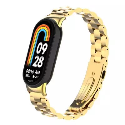 Microsonic Xiaomi Mi Band 9 Metal Stainless Steel Kordon Gold