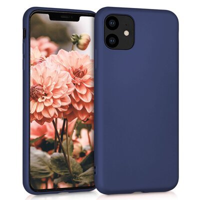 Microsonic Apple iPhone 11 Kılıf Matte Silicone Lacivert