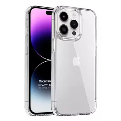 Microsonic Apple iPhone 15 Pro Kılıf Heavy Drop Şeffaf