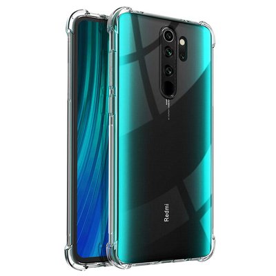 Microsonic Xiaomi Redmi Note 8 Pro Kılıf Anti Shock Silikon Şeffaf