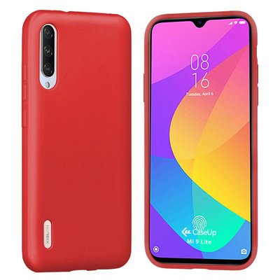 CaseUp Xiaomi Mi 9 Lite Kılıf Matte Surface Kırmızı