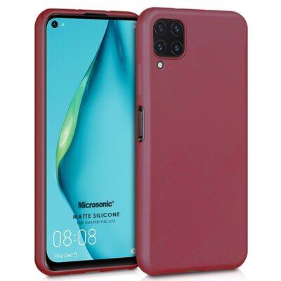 Microsonic Huawei P40 Lite Kılıf Matte Silicone Mor