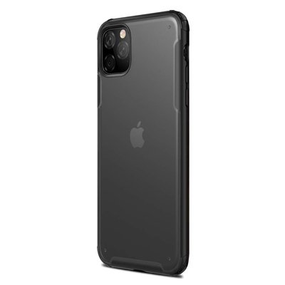 Microsonic Apple iPhone 11 Pro Max Kılıf Frosted Frame Siyah