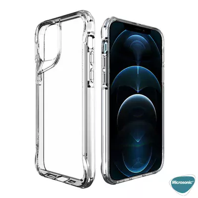 Microsonic Apple iPhone 15 Pro Kılıf Trex Bumper Şeffaf