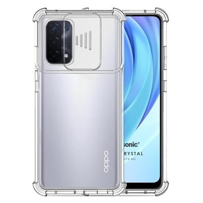 Microsonic Oppo A74 4G Kılıf Chill Crystal Şeffaf