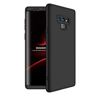 Microsonic Samsung Galaxy Note 9 Kılıf Double Dip 360 Protective AYS Siyah