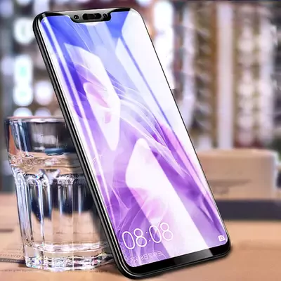 Microsonic Huawei Mate 20 Lite Tam Kaplayan Temperli Cam Ekran koruyucu Siyah