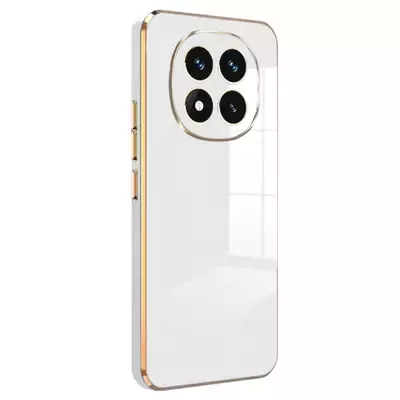 Microsonic Xiaomi Redmi Note 14 Pro Plus Kılıf Olive Plated Beyaz