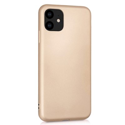 Microsonic Apple iPhone 11 Kılıf Matte Silicone Gold