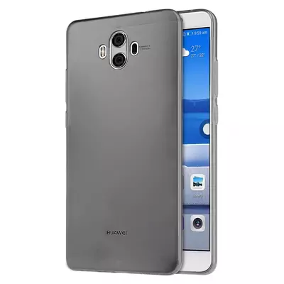 Microsonic Huawei Mate 10 Transparent Soft Kılıf Siyah