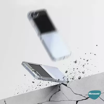 Microsonic Samsung Galaxy Z Flip 7 FE Kılıf MagSafe Clear Soft Şeffaf