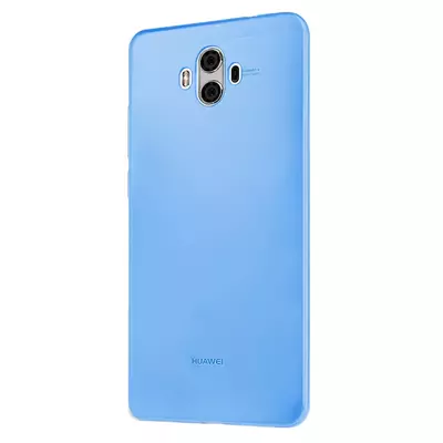 Microsonic Huawei Mate 10 Transparent Soft Kılıf Mavi