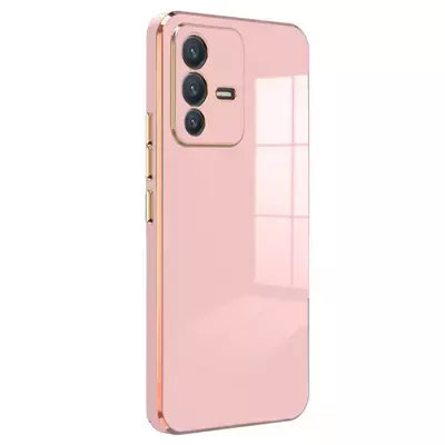 Microsonic Vivo V23 5G Kılıf Olive Plated Pembe