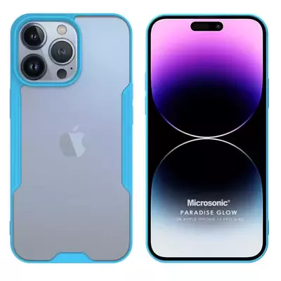 Microsonic Apple iPhone 14 Pro Max Kılıf Paradise Glow Turkuaz