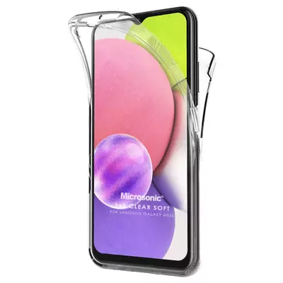 Microsonic Samsung Galaxy A04 Kılıf 6 Tarafı Tam Full Koruma 360 Clear Soft Şeffaf