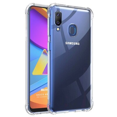 Microsonic Samsung Galaxy M10S Kılıf Anti Shock Silikon Şeffaf