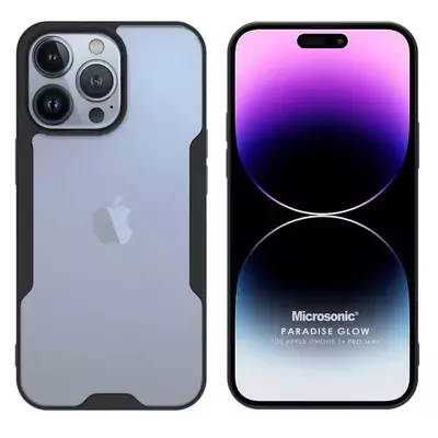 Microsonic Apple iPhone 14 Pro Max Kılıf Paradise Glow Siyah