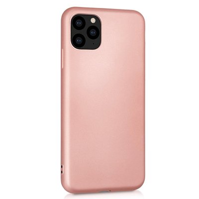 Microsonic Apple iPhone 11 Pro Kılıf Matte Silicone Rose Gold