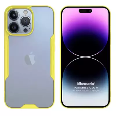 Microsonic Apple iPhone 14 Pro Max Kılıf Paradise Glow Sarı