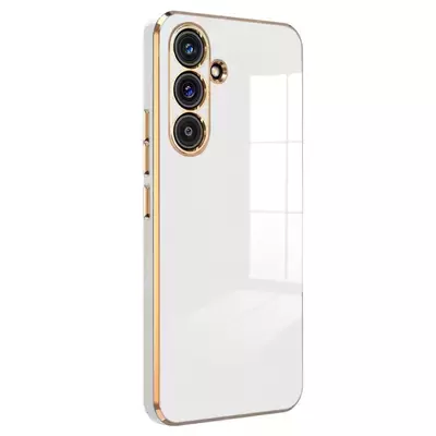 Microsonic Samsung Galaxy A56 Kılıf Olive Plated Beyaz