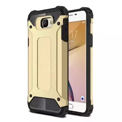 Microsonic Samsung Galaxy J7 Prime 2 Kılıf Rugged Armor Gold