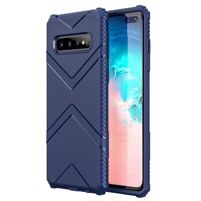 Microsonic Samsung Galaxy S10 Plus Diamond Shield Kılıf Lacivert