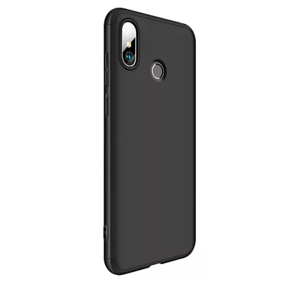 Microsonic Xiaomi Redmi Note 5 Kılıf Double Dip 360 Protective Siyah