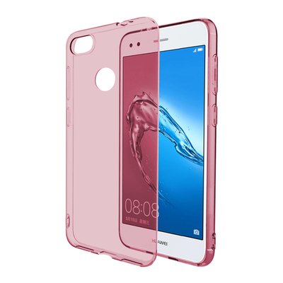 Caseup Huawei P9 Lite Mini Kılıf Transparent Soft Pembe