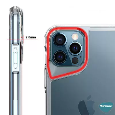 Microsonic Apple iPhone 15 Plus Kılıf Trex Bumper Şeffaf