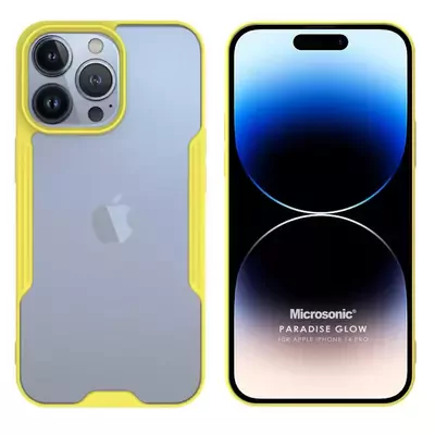 Microsonic Apple iPhone 14 Pro Kılıf Paradise Glow Sarı