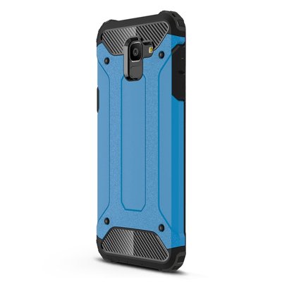 Microsonic Samsung Galaxy J6 Kılıf Rugged Armor Mavi