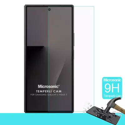 Microsonic Samsung Galaxy Z Fold 7 Tempered Glass Cam Ekran Koruyucu