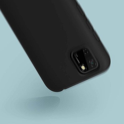 CaseUp Huawei Y5P Kılıf Matte Surface Siyah