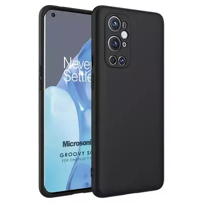 Microsonic OnePlus 9 Pro Kılıf Groovy Soft Siyah