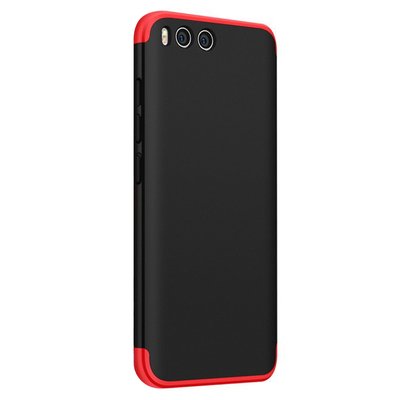 Microsonic Xiaomi Mi6 Kılıf Double Dip 360 Protective AYS Siyah - Kırmızı