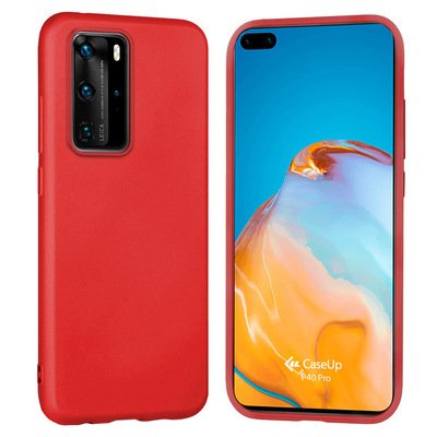 CaseUp Huawei P40 Pro Kılıf Matte Surface Kırmızı