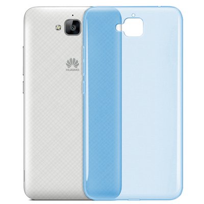 Caseup Huawei Y6 Pro Kılıf Transparent Soft Mavi