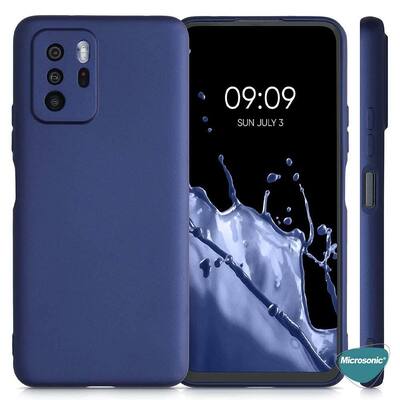 Microsonic Xiaomi Poco X3 GT Kılıf Matte Silicone Kırmızı