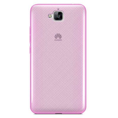 Caseup Huawei Y6 Pro Kılıf Transparent Soft Pembe