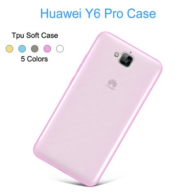 Caseup Huawei Y6 Pro Kılıf Transparent Soft Pembe