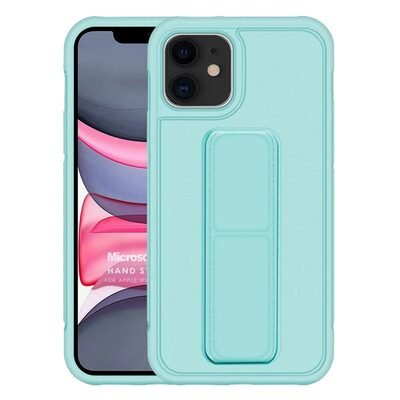 Microsonic Apple iPhone 11 Kılıf Hand Strap Turkuaz