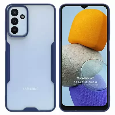 Microsonic Samsung Galaxy M13 Kılıf Paradise Glow Lacivert