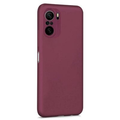 Microsonic Xiaomi Redmi K40 Pro Kılıf Matte Silicone Mor