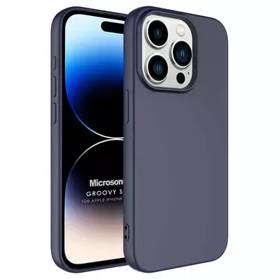 Microsonic Apple iPhone 15 Pro Kılıf Groovy Soft Lacivert