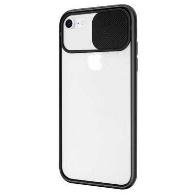 Microsonic Apple iPhone 6 Kılıf Slide Camera Lens Protection Siyah