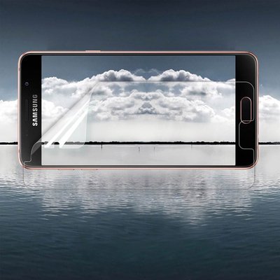 Microsonic Samsung Galaxy A7 2016 Kavisli Ekran Koruyucu Film Seti - Ön ve Arka