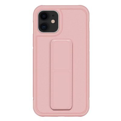 Microsonic Apple iPhone 11 Kılıf Hand Strap Rose Gold