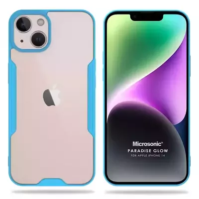 Microsonic Apple iPhone 14 Plus Kılıf Paradise Glow Turkuaz