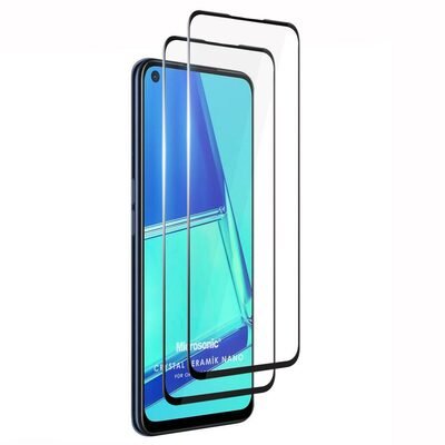 Microsonic Oppo A72 Crystal Seramik Nano Ekran Koruyucu Siyah (2 Adet)